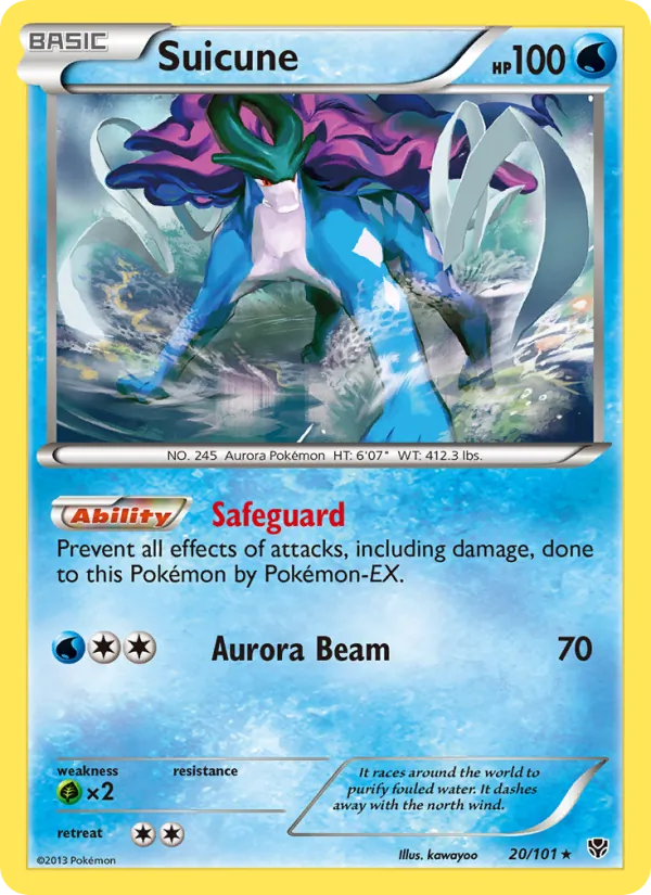 Suicune (Plasma Blast #20/101)