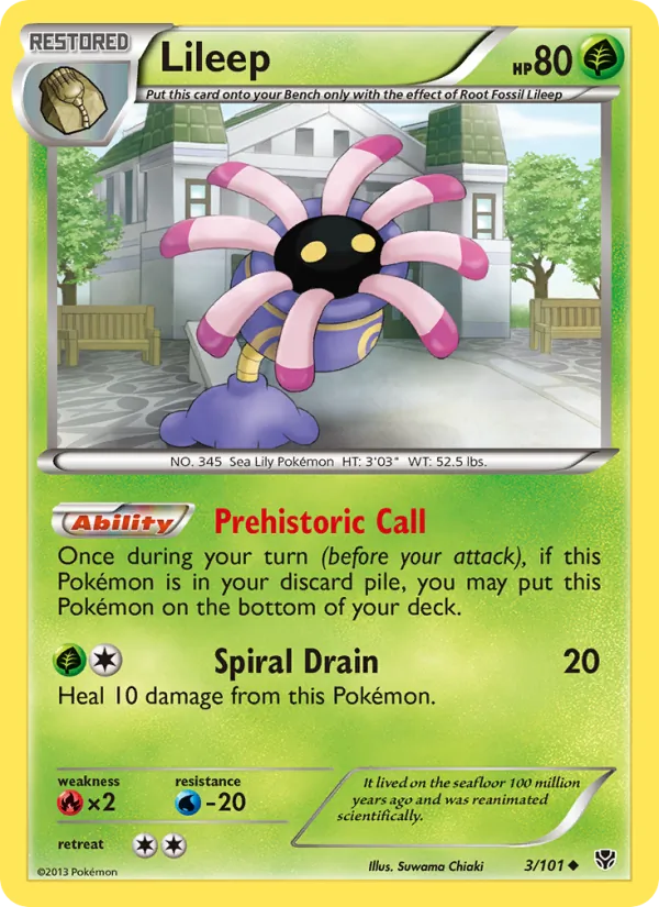 Lileep (Plasma Blast #3/101)