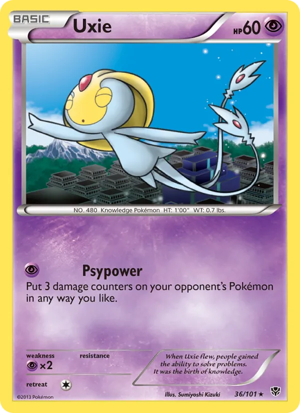 Uxie (Plasma Blast #36/101)