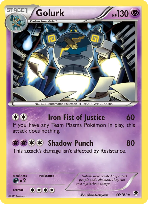 Golurk (Plasma Blast #46/101)