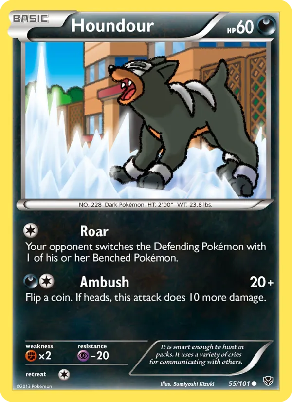 Houndour (Plasma Blast #55/101)