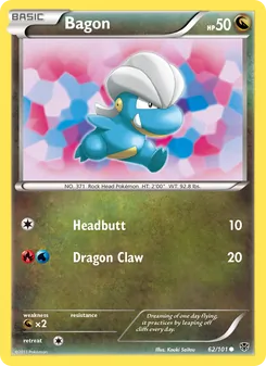 Bagon (Plasma Blast #62/101)