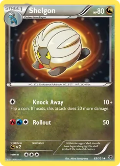 Shelgon (Plasma Blast #63/101)