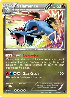 Salamence (Plasma Blast #64/101)