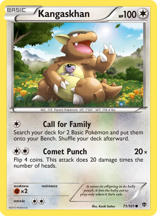 Kangaskhan (Plasma Blast #71/101)