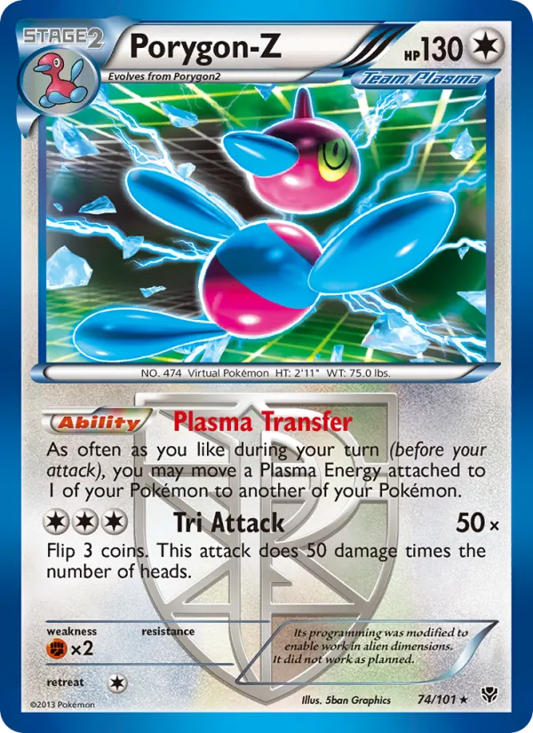 Porygon-Z (Plasma Blast #74/101)