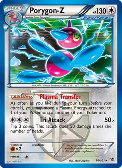 Porygon-Z (Plasma Blast #74/101)