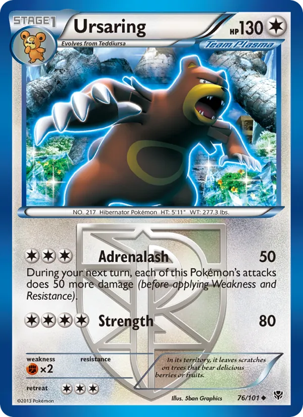 Ursaring (Plasma Blast #76/101)