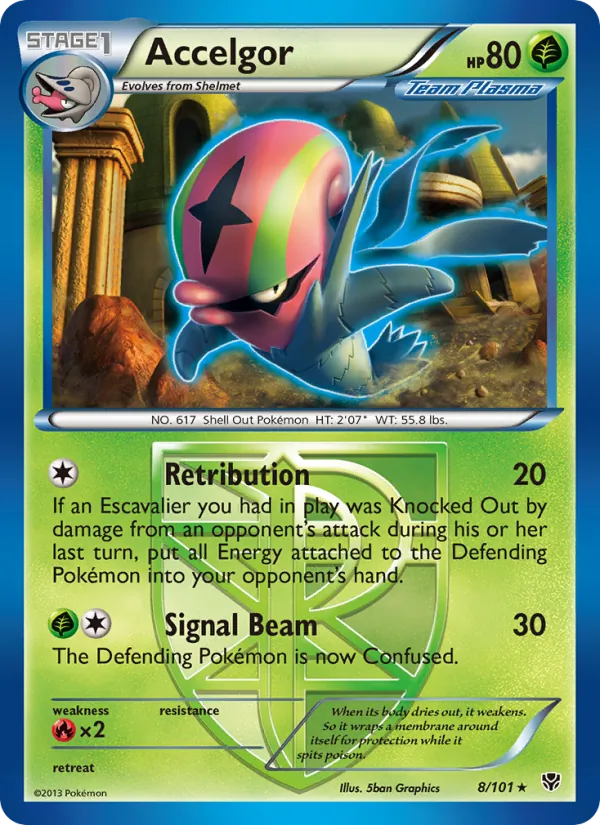 Accelgor (Plasma Blast #8/101)