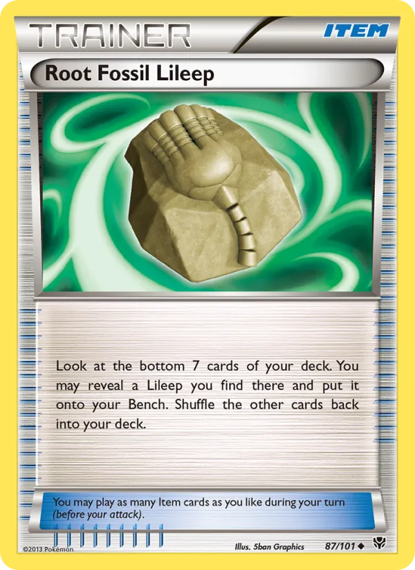 Root Fossil Lileep (Plasma Blast #87/101)