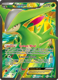 Virizion-EX (Plasma Blast #96/101)