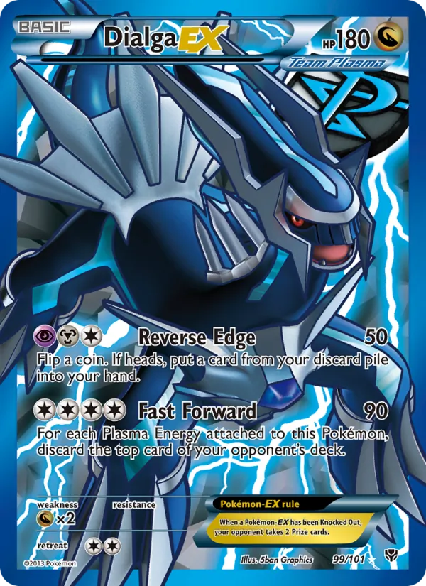 Dialga-EX (Plasma Blast #99/101)