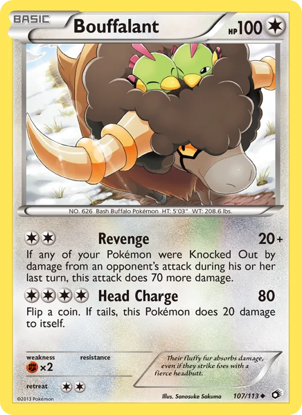 Bouffalant (Legendary Treasures #107/113)