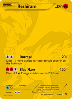 Reshiram (Legendary Treasures #114/113)
