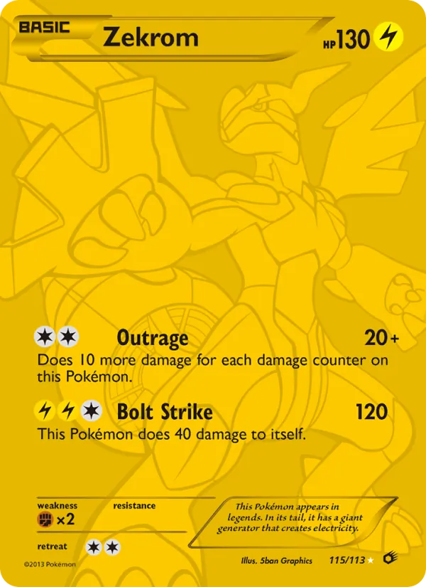 Zekrom (Legendary Treasures #115/113)