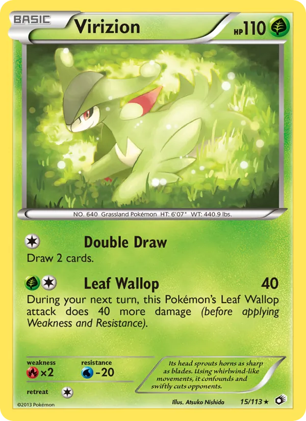 Virizion (Legendary Treasures #15/113)