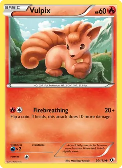 Vulpix (Legendary Treasures #20/113)