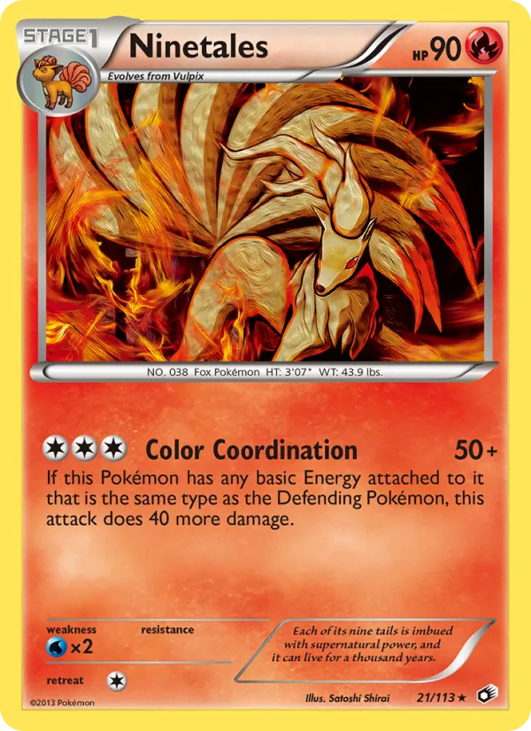 Ninetales (Legendary Treasures #21/113)