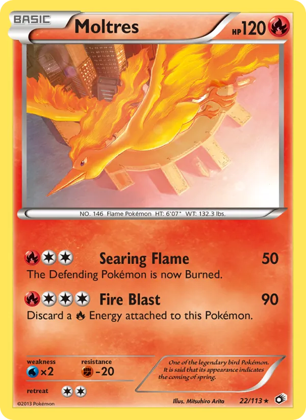 Moltres (Legendary Treasures #22/113)
