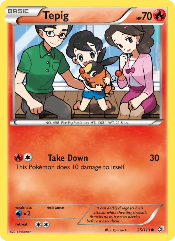 Tepig (Legendary Treasures #25/113)