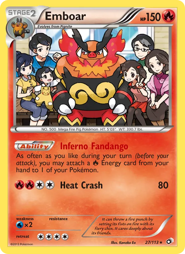 Emboar (Legendary Treasures #27/113)