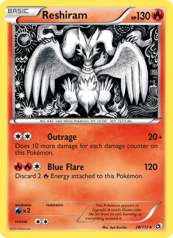 Reshiram (Legendary Treasures #28/113)