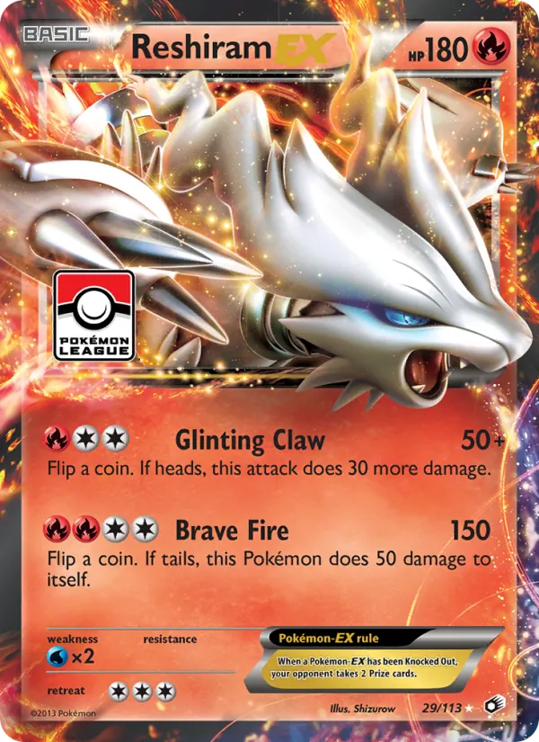 Reshiram-EX (Legendary Treasures #29/113)