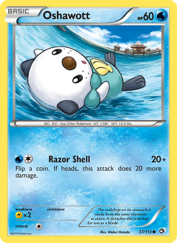 Oshawott (Legendary Treasures #37/113)