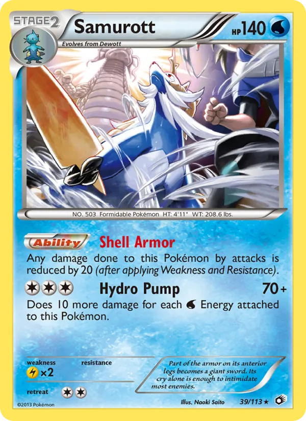 Samurott (Legendary Treasures #39/113)