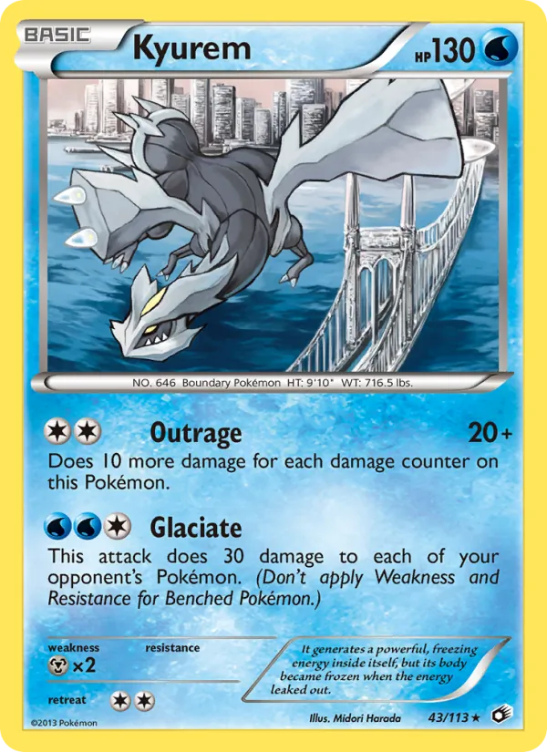 Kyurem (Legendary Treasures #43/113)