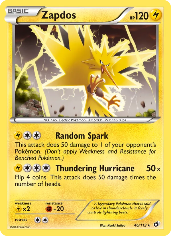Zapdos (Legendary Treasures #46/113)