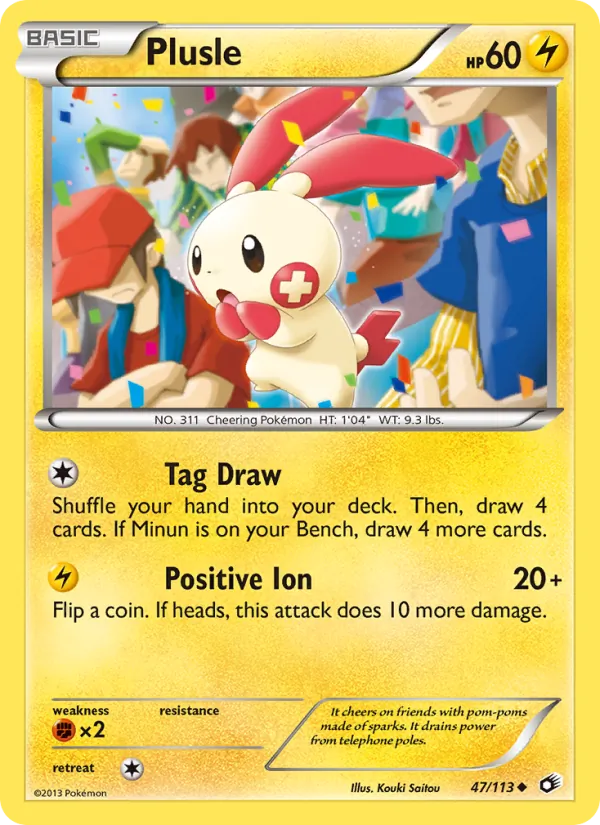 Plusle (Legendary Treasures #47/113)
