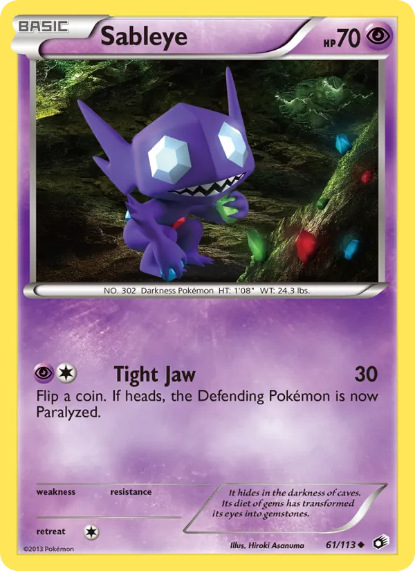 Sableye (Legendary Treasures #61/113)