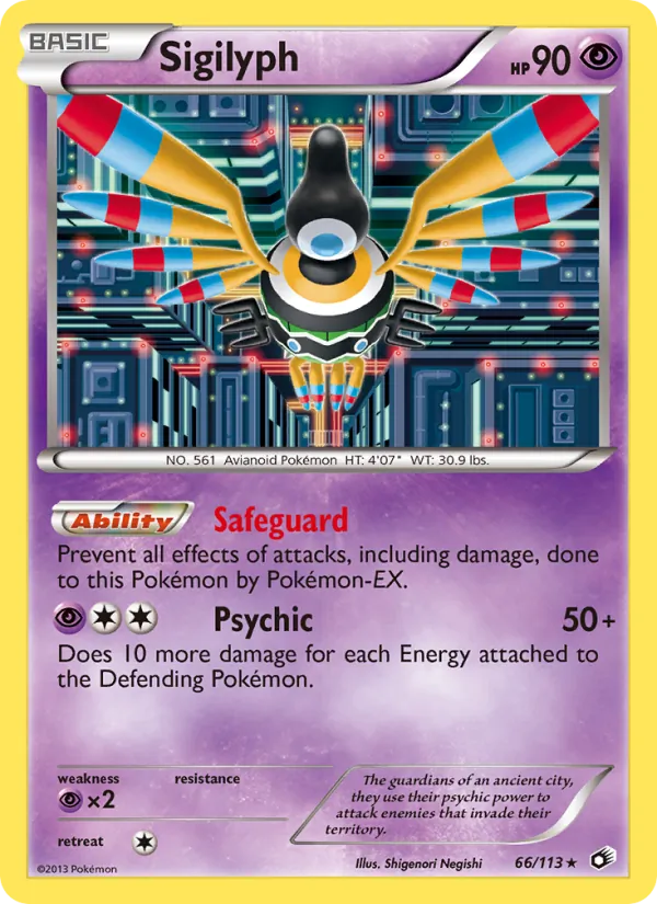 Sigilyph (Legendary Treasures #66/113)