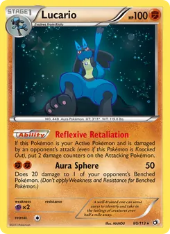 Lucario (Legendary Treasures #80/113)