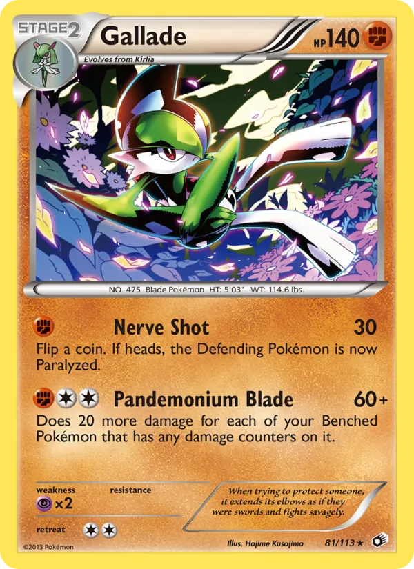 Gallade (Legendary Treasures #81/113)