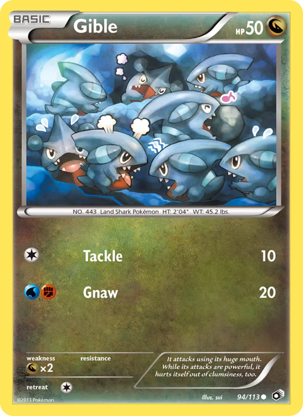 Gible (Legendary Treasures #94/113)