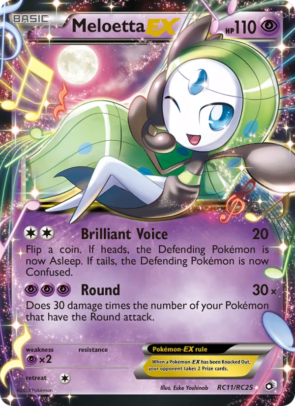 Meloetta-EX (Legendary Treasures #RC11/113)