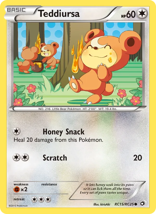 Teddiursa (Legendary Treasures #RC15/113)