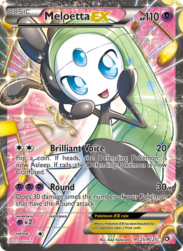 Meloetta-EX (Legendary Treasures #RC25/113)