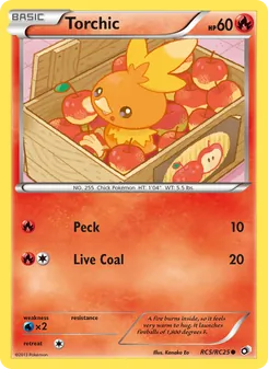 Torchic (Legendary Treasures #RC5/113)