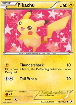 Pikachu (Legendary Treasures #RC7/113)