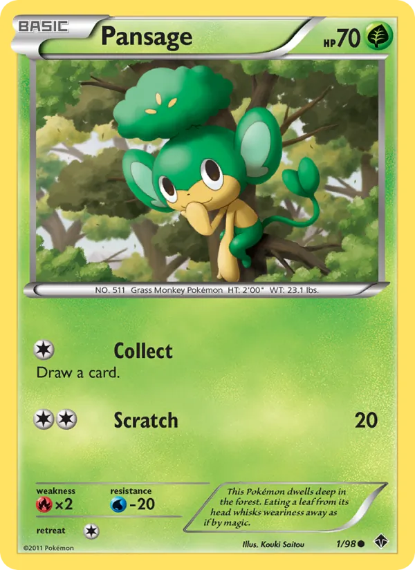 Pansage (Emerging Powers #1/98)