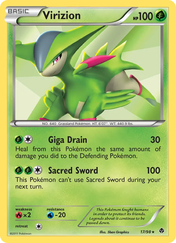 Virizion (Emerging Powers #17/98)