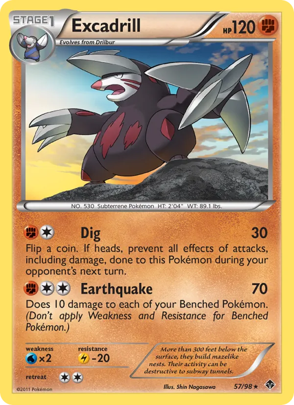 Excadrill (Emerging Powers #57/98)