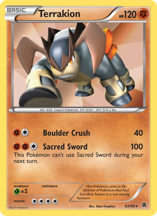 Terrakion (Emerging Powers #63/98)