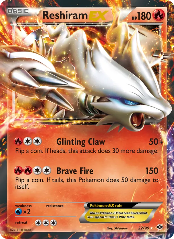 Reshiram-EX (Next Destinies #22/99)