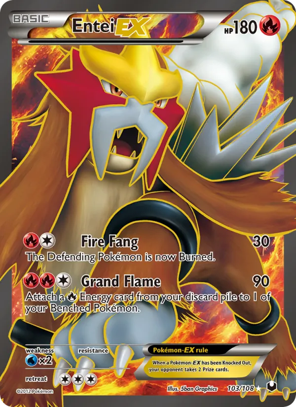 Entei-EX (Dark Explorers #103/108)