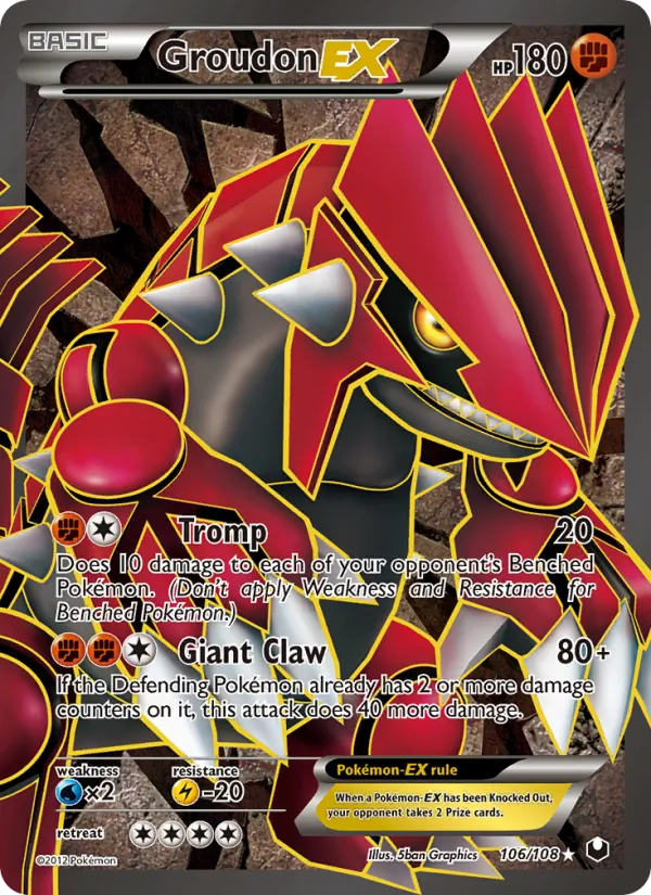 Groudon-EX (Dark Explorers #106/108)