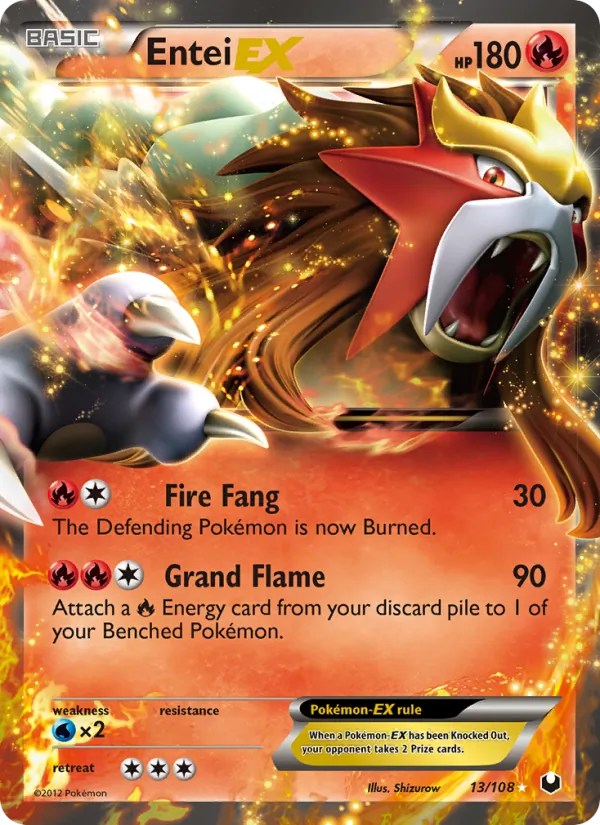 Entei-EX (Dark Explorers #13/108)